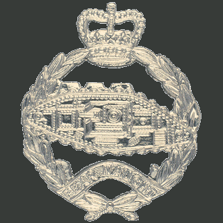 The Royal Tank Regiment hatbadge
